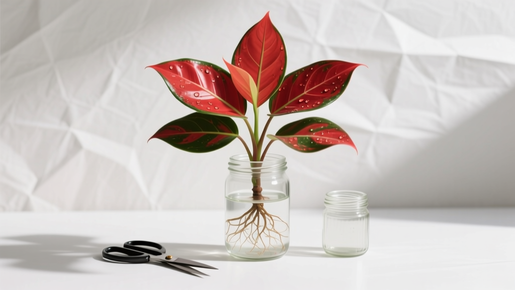 How to Propagate Aglaonema Red Plant Under $20: 4 Foolproof Methods That Cost Less Than $8.50 Each (No Special Tools Needed — Just Scissors, A Jar, and Patience)