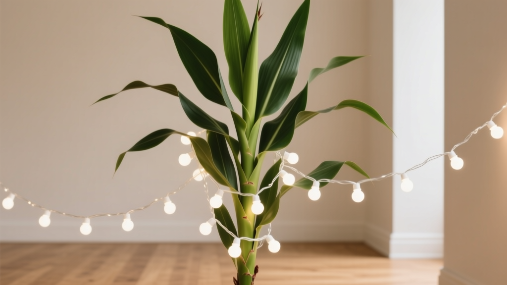 Slow Growing How to Put Christmas String Lights on Indoor Corn Plant: 7 Gentle Steps That Won’t Stress Your Dracaena (No Burn Marks, No Leaf Drop, No Root Shock)