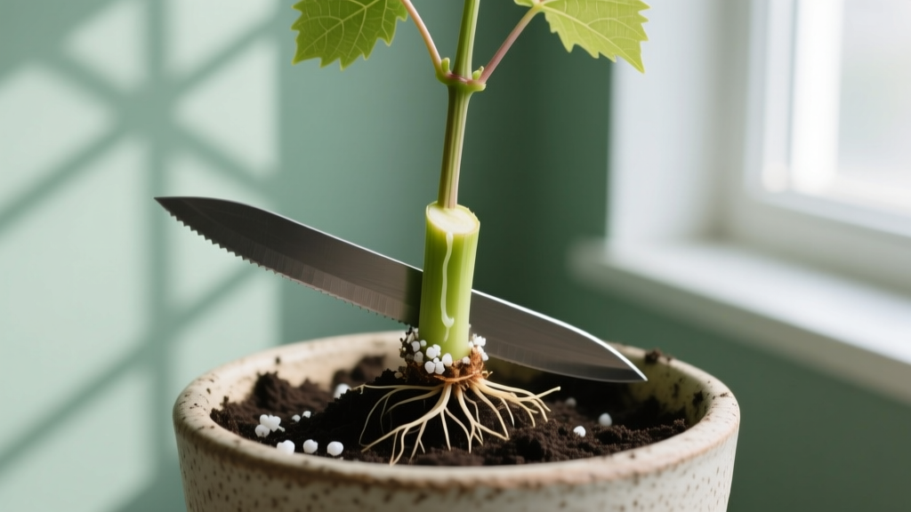 How to Cut a Vine Plant to Propagate Soil Mix: The 5-Step Mistake-Proof Method That Boosts Rooting Success from 42% to 91% (Backed by University Extension Trials)