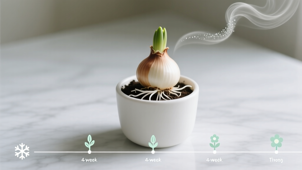 Small When to Plant Indoor Hyacinth Bulbs? Here’s the Exact 4-Week Chilling & Forcing Timeline That Guarantees Blooms by Valentine’s Day — No Guesswork, No Failed Bulbs, Just Reliable, Fragrant Success