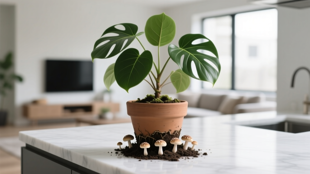 Why Are There Mushrooms Growing in My Indoor Plants? 7 Science-Backed Reasons (Plus Exactly What to Do—Without Killing Your Plants)