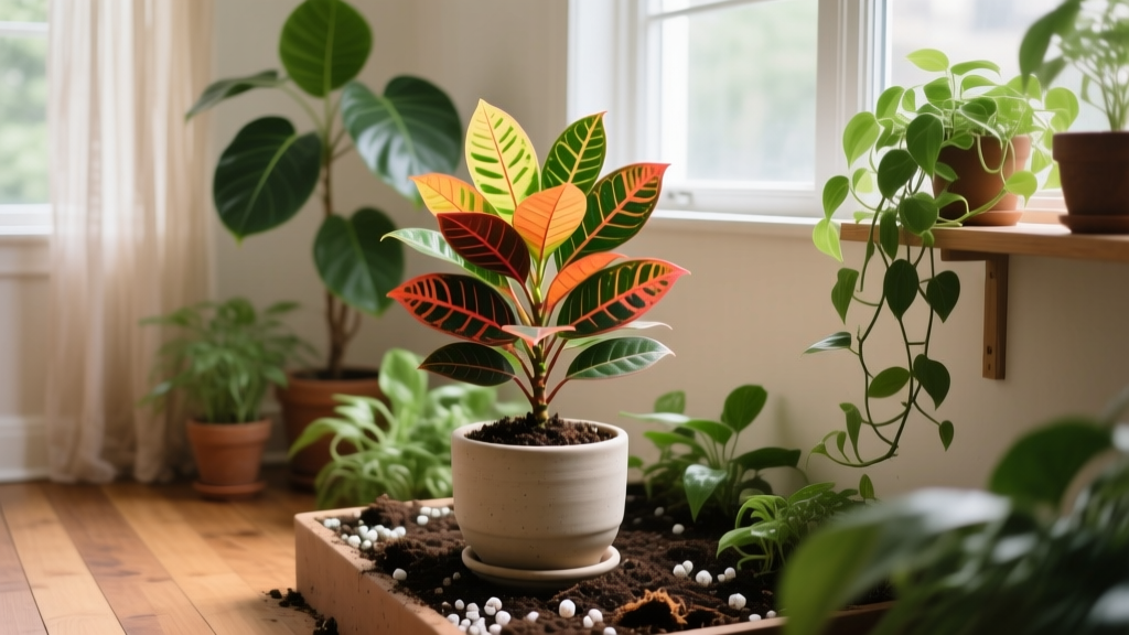 The Croton Soil Mix Myth Busted: Why 92% of Indoor Crotons Die From Wrong Soil (and the Exact 3-Ingredient DIY Recipe That Fixes Root Rot, Yellowing & Stunted Growth)