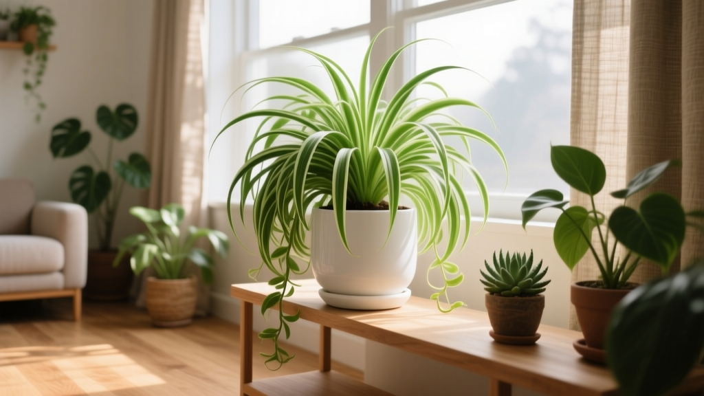 Are spider plants indoor in bright light? The truth about light tolerance — plus 5 signs you’re giving yours *too much* sun (and how to fix it in 48 hours)