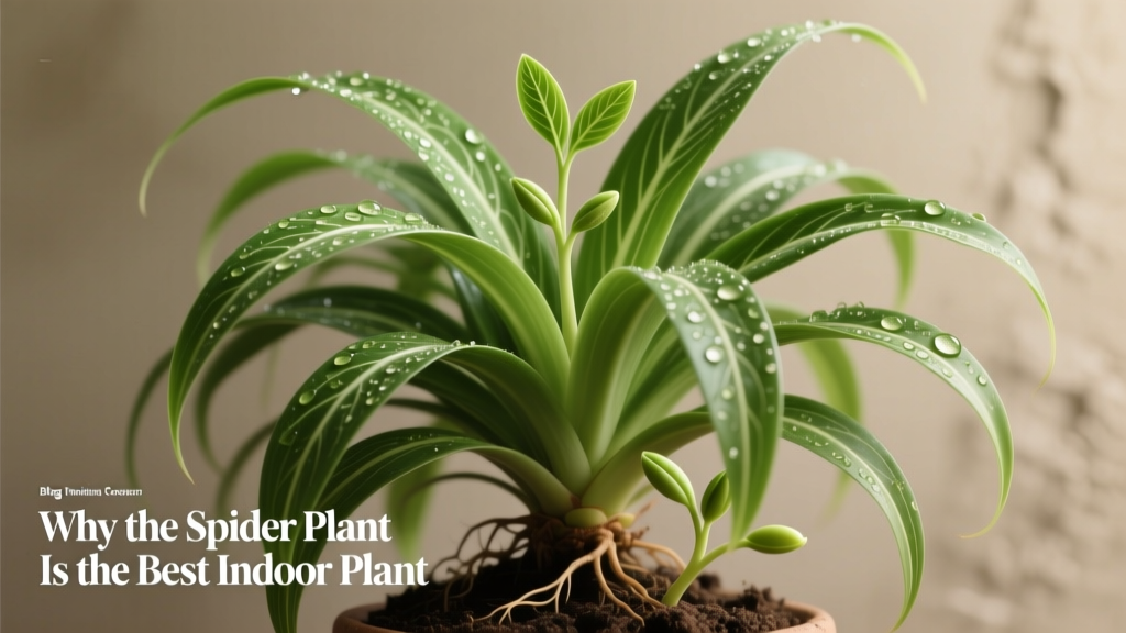 Spider Plant: Best Beginner Indoor Air-Purifying Plant