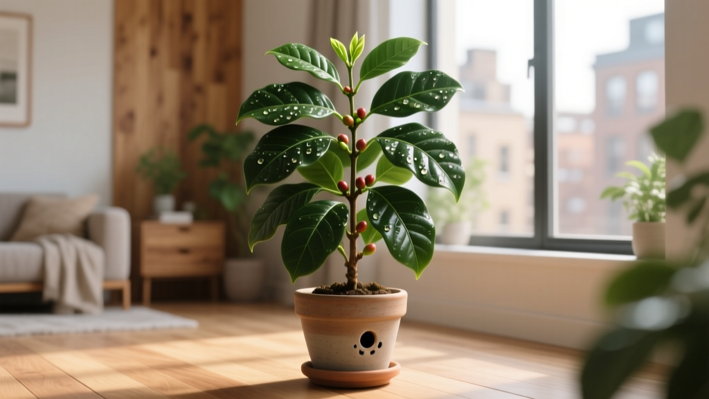 Can a coffee plant grow indoors watering schedule? Here’s the exact weekly rhythm—plus 5 fatal overwatering mistakes 92% of indoor growers make (and how to fix them in under 60 seconds)