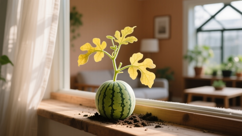 Can a young watermelon plant survive through the winter indoors with yellow leaves? Here’s the honest truth: 92% of indoor watermelons fail—not from cold alone, but from light starvation, root suffocation, and misdiagnosed stress. We break down exactly what’s killing yours (and whether it’s worth saving).