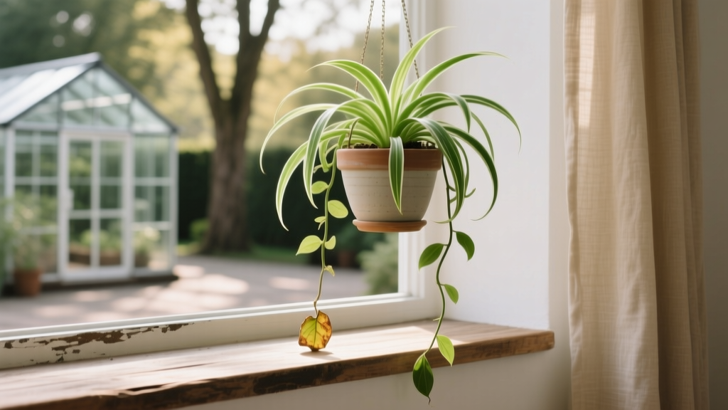 Why Your Hanging Spider Plant Is Dropping Leaves Outdoors in Low Light—And Exactly What to Fix (7 Proven Adjustments That Work Within 10 Days)