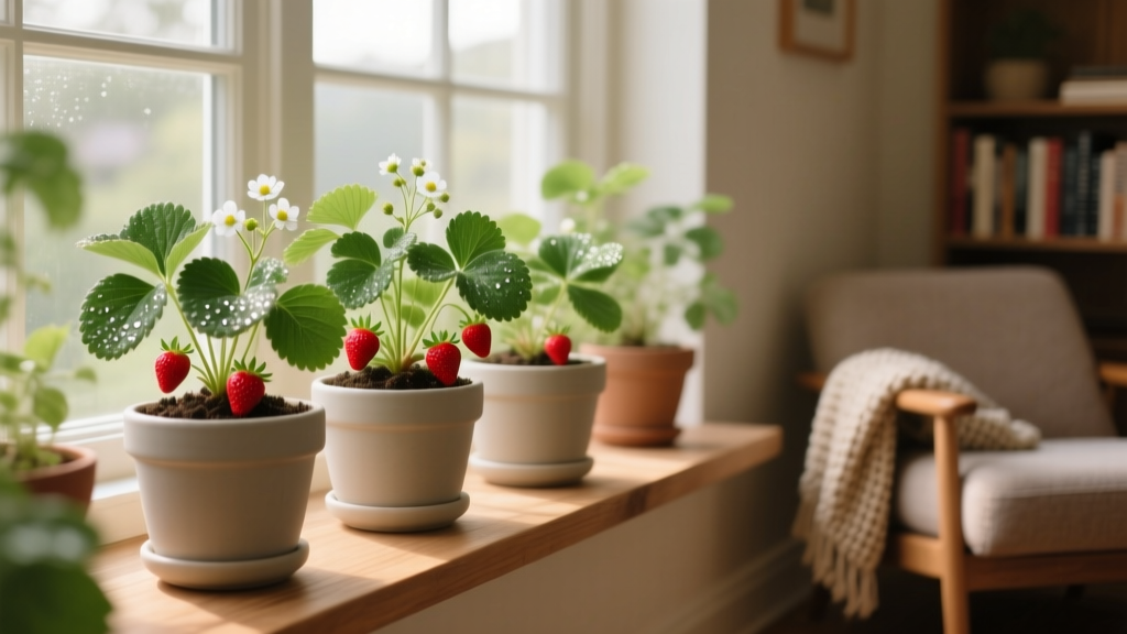 No, You Can’t Plant Whole Strawberries Indoors — Here’s the Truth About Strawberry Propagation (Plus 5 Foolproof Indoor Methods That Actually Work)