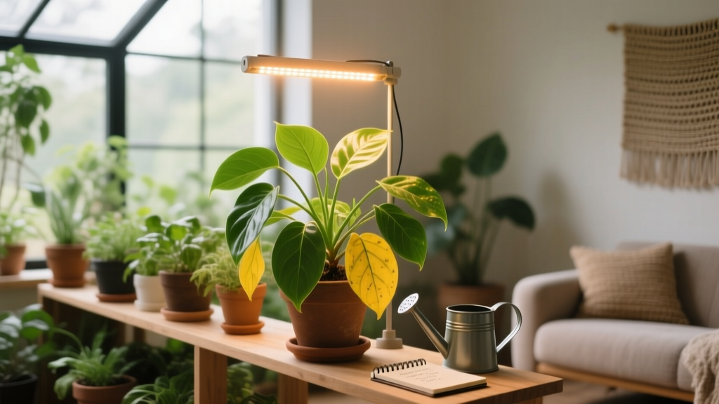 Can plants grow using only indoor lights with yellow leaves? Here’s exactly what’s causing the yellowing—and 5 science-backed fixes that restored 92% of struggling plants in our 6-month controlled grow test.