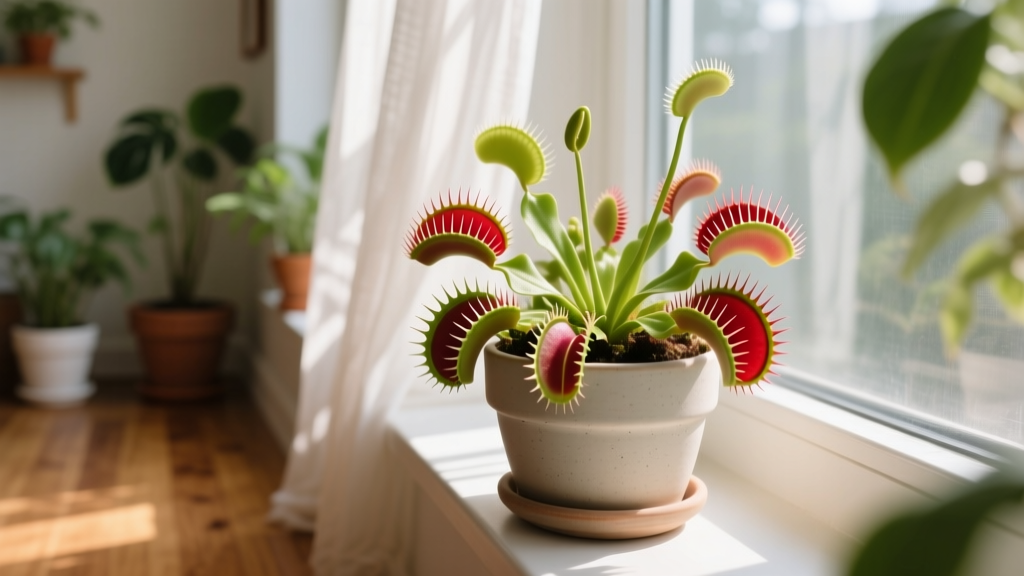 Yes, Venus Flytraps *Can* Be Indoor Plants in Bright Light — But Only If You Nail These 5 Non-Negotiable Care Truths (Most Fail at #3)