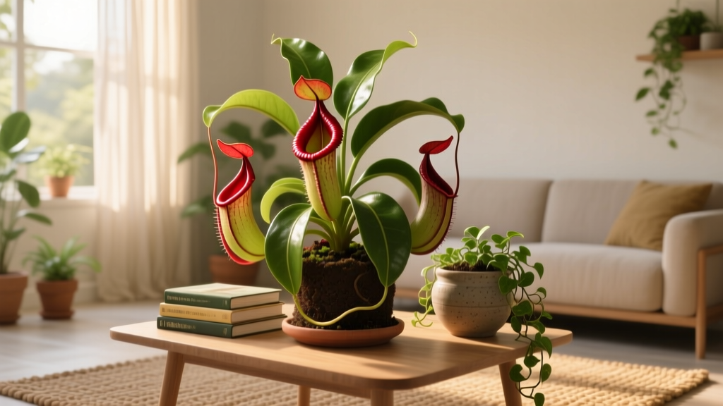Yes, You *Can* Keep a Pitcher Plant Indoors — But Only If You Nail These 5 Non-Negotiable Conditions (Most Fail at #3)