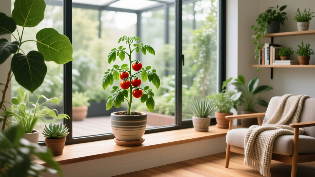 Yes, You *Can* Keep Tomato Plants Indoors — But Only If You Repot Them Right: A Step-by-Step Repotting Guide That Prevents Leggy Stems, Root Rot, and Flower Drop (Even in Apartments with Low Light)