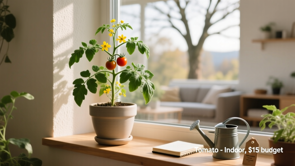 Yes, You *Can* Keep Tomato Plants Indoors Under $20 — Here’s Exactly How (No Grow Lights, No Garden, Just 5 Dollar-Store Hacks That Actually Produce Fruit)