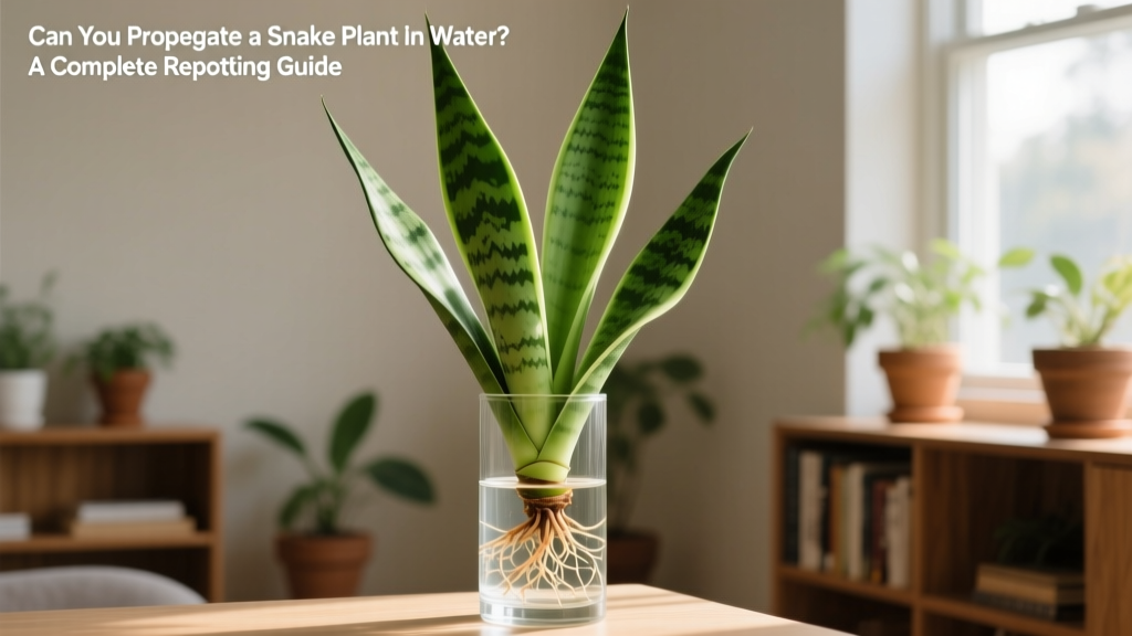 Can You Propagate a Snake Plant in Water? The Truth About Rooting in Water + When & How to Repot for Lifelong Success (No Rot, No Guesswork)