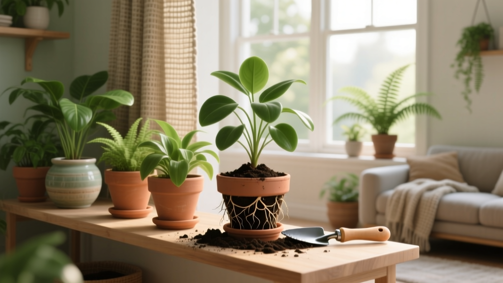 Do You Need a Grow Light for Indoor Plants Repotting Guide? The Truth About Light Timing, Root Stress, and Why Repotting in Low Light Can Kill Your Plants (Even If They Look Fine)