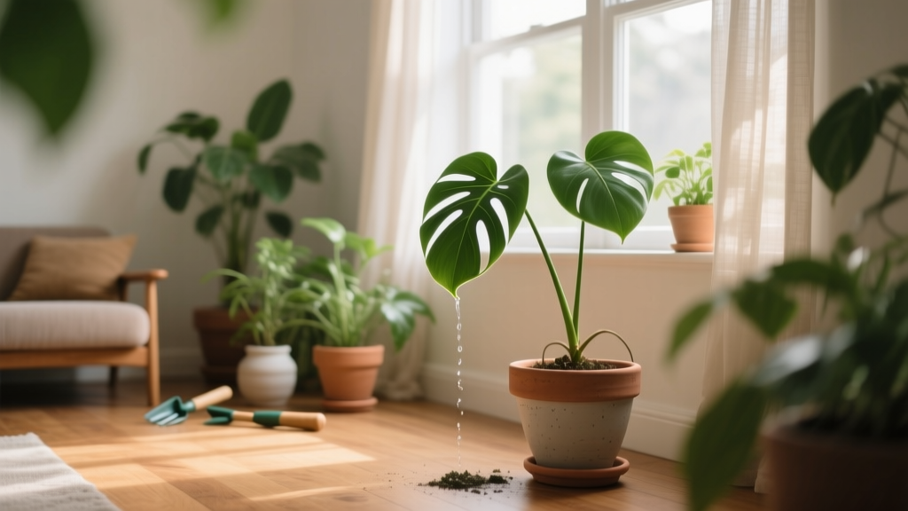 Does indoor plants need water dropping leaves? Here’s the truth: 90% of leaf drop isn’t about thirst—it’s about timing, soil oxygen, and root stress (plus the 5-step rescue checklist that revived my fiddle-leaf fig in 11 days)
