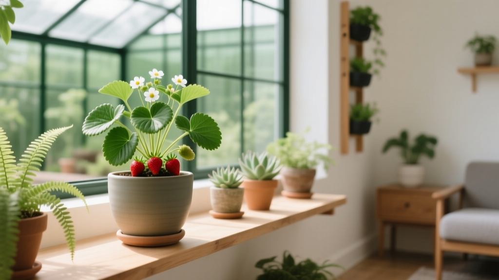 Yes, You *Can* Keep Strawberry Plants Indoors — Here’s the Exact Low-Effort Setup That Produces Sweet Berries Year-Round (No Greenhouse, No Grow Tent, Just 3 Hours/Week)
