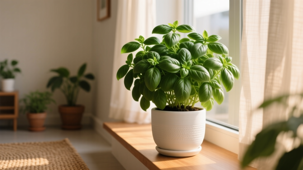 Easy Care How Do I Make My Indoor Basil Plant Bushier? 5 Science-Backed Pruning & Light Hacks That Double Leaf Yield in 10 Days (No Fertilizer Overload, No Root Disturbance)