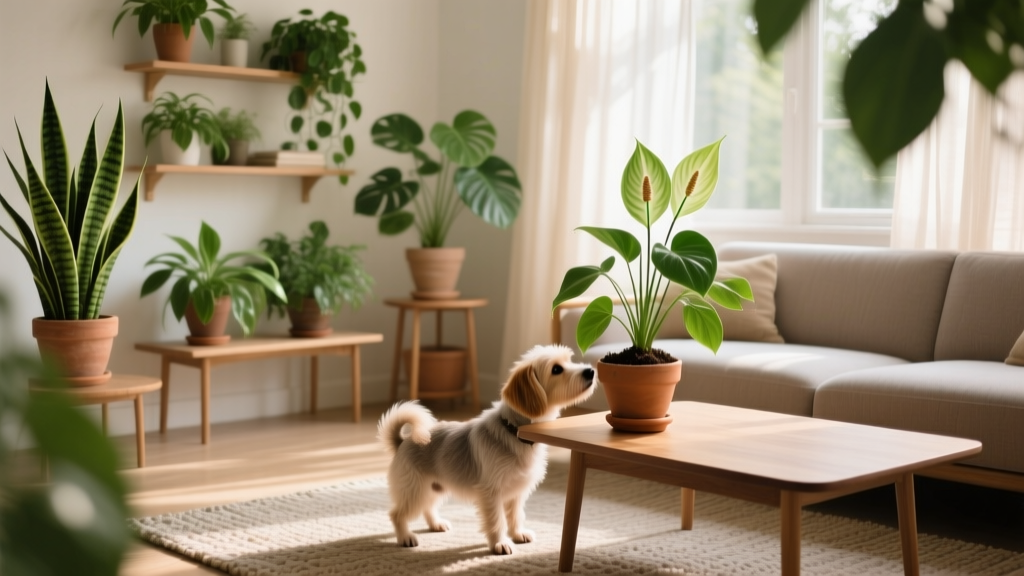 7 Easy-Care, Vet-Approved Ways to Keep Dogs From Eating Indoor Plants (No Bitter Sprays Required — Just Smart Setup & Instinct Respect)