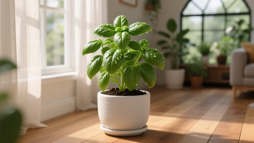 Stop Drowning or Drying Out Your Basil: The Exact Watering Schedule for Fast-Growing Indoor Basil Plants—Based on Pot Size, Light, Humidity, and Growth Stage (Not Just 'When the Soil Feels Dry')