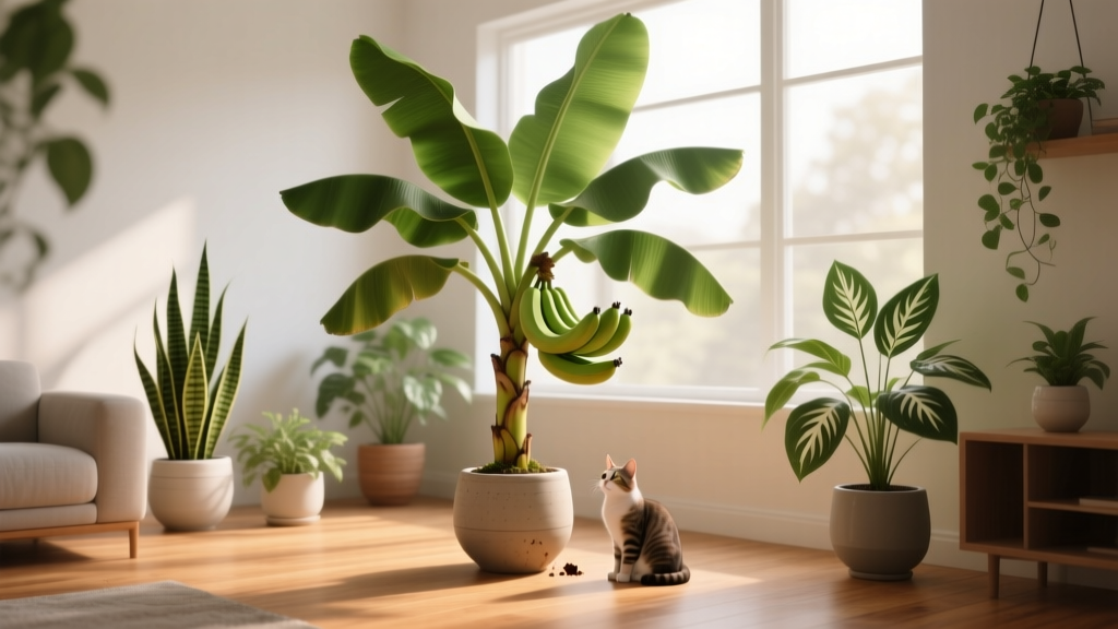 Will Cat Pee Kill Indoor Banana Plants? The Truth About Fast-Growing Bananas, Feline Urine Toxicity, and How to Protect Your Plants Without Sacrificing Pet Safety or Greenery
