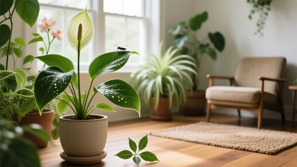 Flowering How to Kill Bugs from Indoor Plants: 7 Safe, Non-Toxic Methods That Actually Work (No More Wilting Blooms or Sticky Leaves)