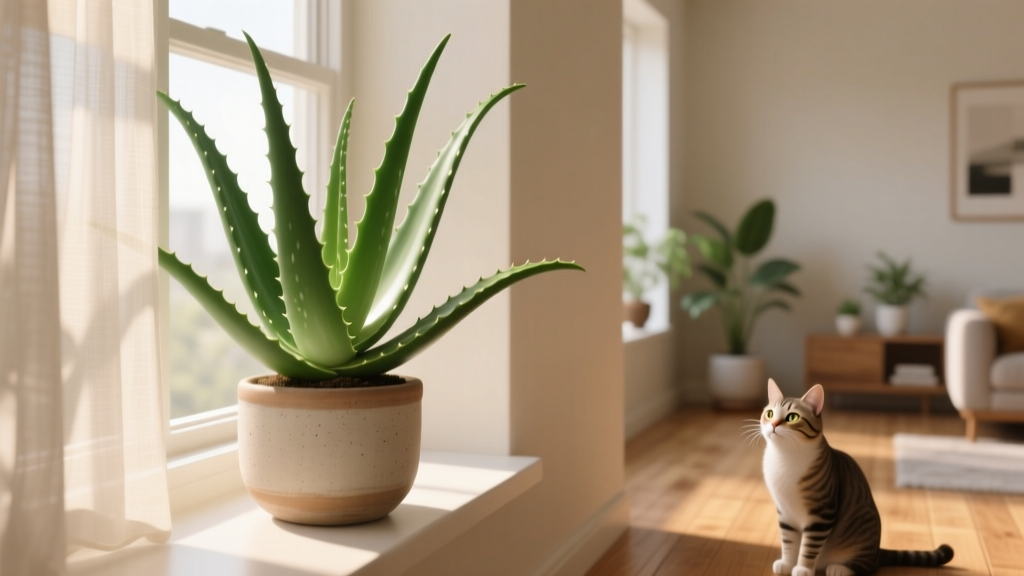 Flowering How to Protect an Indoor Aloe Vera Plant from Cats: 7 Vet-Approved, Cat-Safe Strategies That Actually Work (No Bitter Sprays, No Stress, Just Peaceful Coexistence)