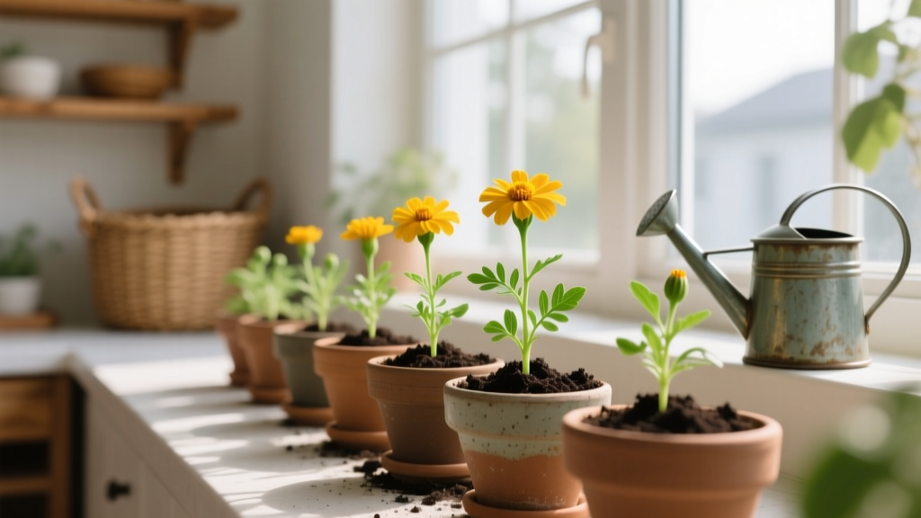 How Do You Plant Marigold Seeds Indoors Propagation Tips: The 7-Step Indoor Start That Guarantees 92% Germination (No Heat Mats or Fancy Gear Needed)
