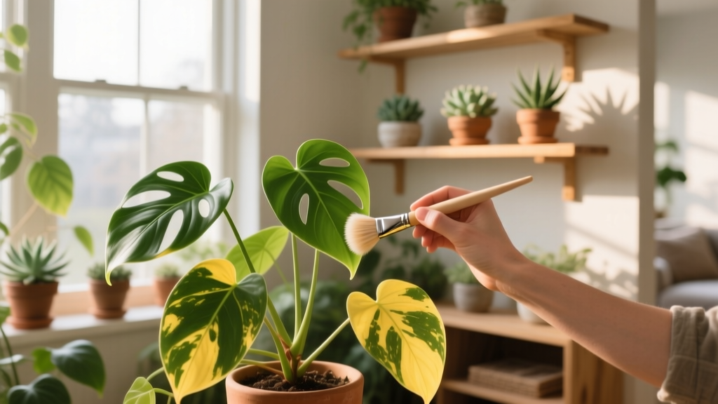 How Do You Pollinate Indoor Plants With Yellow Leaves? (Spoiler: You Probably Shouldn’t—Here’s What to Fix First, Then How to Pollinate Safely)