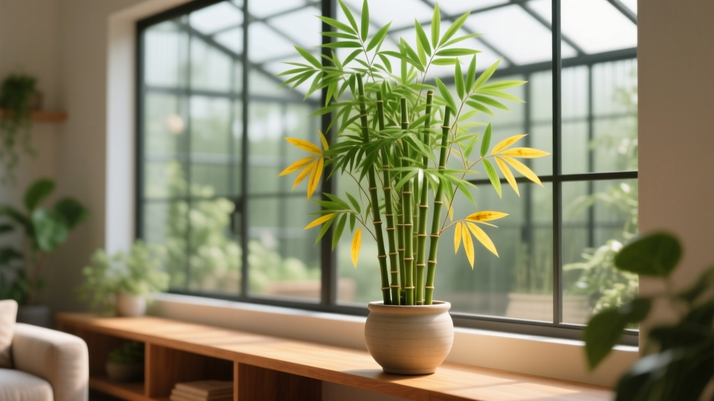 How Many Inches Is the Indoor Bamboo Plant with Yellow Leaves? Here’s What That Measurement *Really* Tells You About Its Health — And Exactly How to Reverse the Decline in 72 Hours