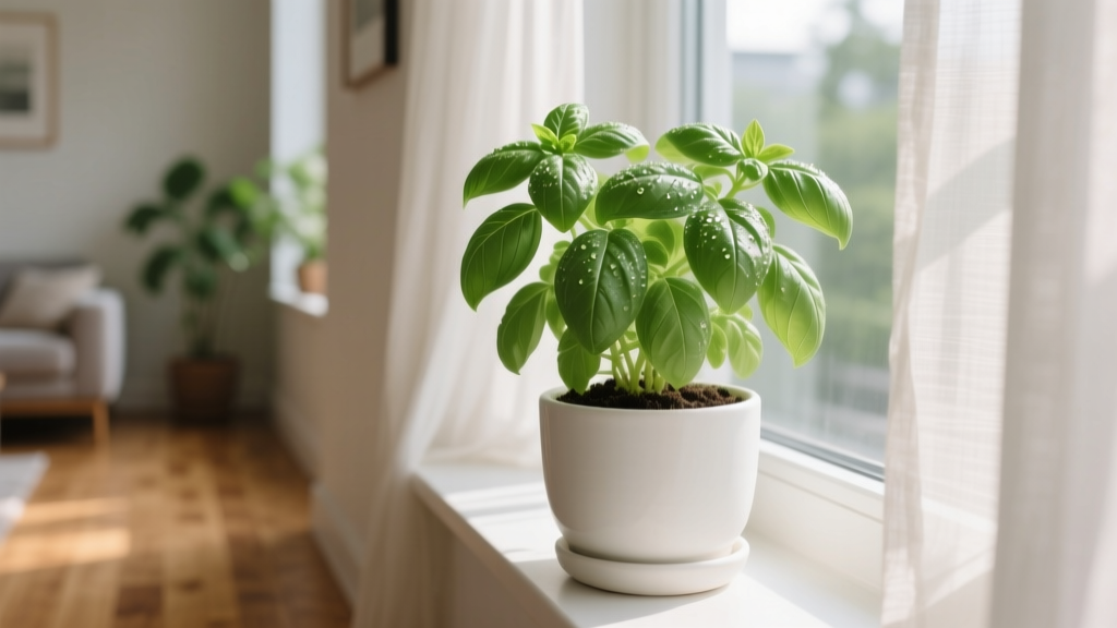 How Often Should You Water a Basil Plant Indoors in Bright Light? The Truth: It’s Not Daily — Here’s Your Exact Weekly Schedule Based on Pot Size, Humidity, and Leaf Signals (Plus 3 Mistakes Killing 78% of Indoor Basil)