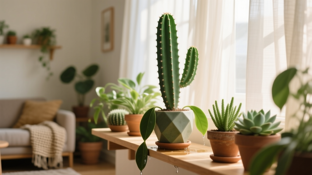 Your Indoor Cactus Is Dropping Leaves? Here’s the Exact Watering Schedule That Stops It — Backed by Horticultural Science (Not Guesswork)