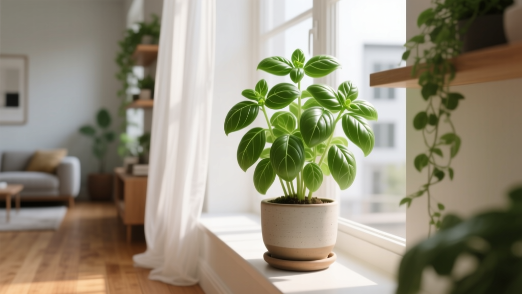 Stop Killing Your Basil: The Exact Watering Schedule + Repotting Guide for Thriving Indoor Plants (No More Yellow Leaves or Root-Bound Stems)