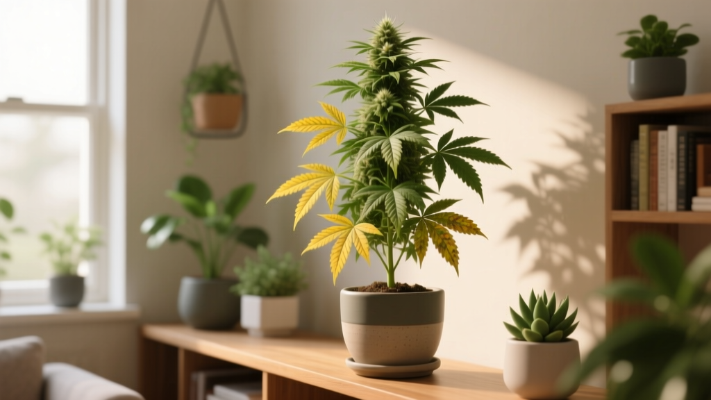 Why Your Indoor Marijuana Plants Are Stunted *and* Yellowing: The 5 Hidden Stressors That Sabotage Height & Health (And Exactly How to Fix Each One in 72 Hours)