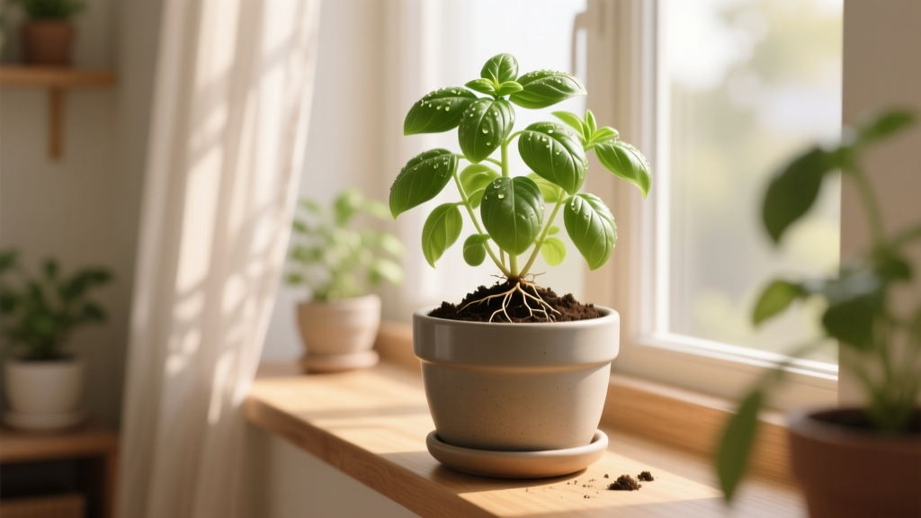 How to Bring Basil Plant Indoors Repotting Guide: 7 Non-Negotiable Steps Most Gardeners Skip (That Kill 68% of Indoor Basil Within 3 Weeks)