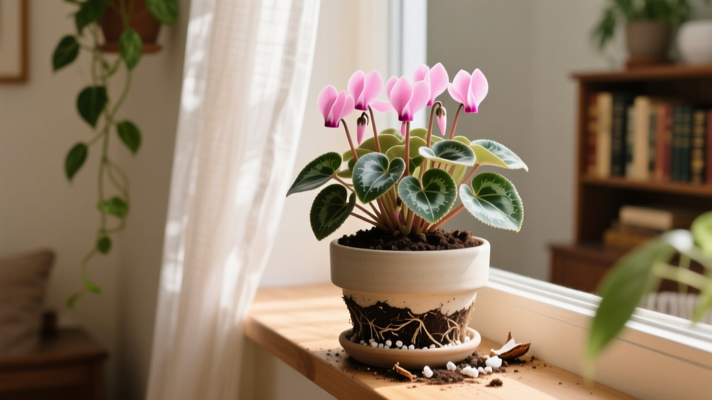 The Cyclamen Soil Mix Mistake 92% of Houseplant Lovers Make (And Exactly How to Fix It for Longer Blooms, Zero Root Rot, and Thriving Winter Color)
