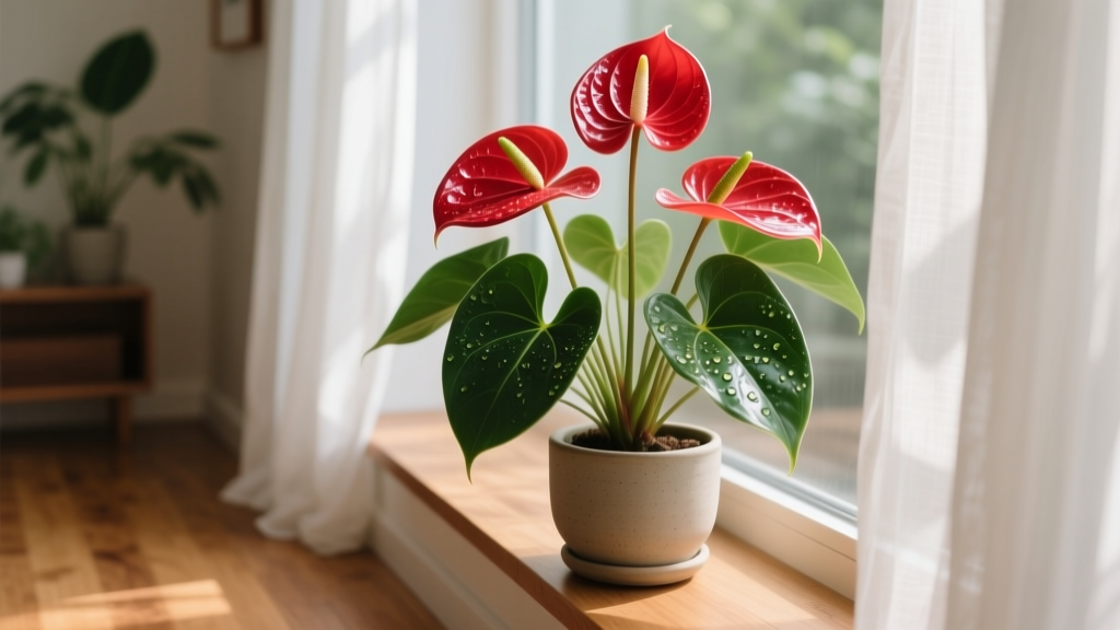 How to Care for an Anthurium Plant Indoors in Bright Light: The 7-Step Bright-Light Blueprint That Prevents Burnt Leaves, Root Rot, and Flower Collapse (Even If You’ve Killed One Before)