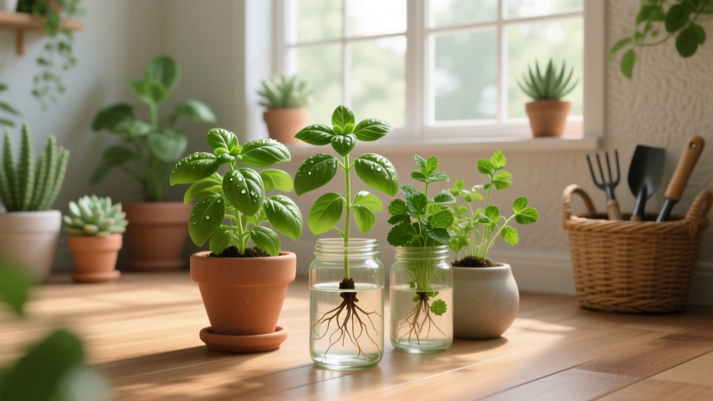 How to Care for Herb Plants Indoors from Cuttings: The 7-Step System That Prevents Wilting, Root Rot, and Leggy Growth (Even for Total Beginners)
