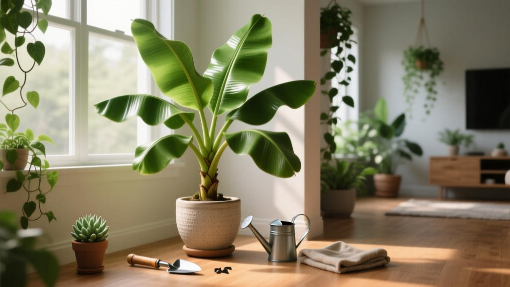 How to Care for Indoor Banana Plant Fertilizer Guide: The 5-Minute Monthly Routine That Prevents Yellow Leaves, Stunted Growth, and Root Burn — Even If You’ve Killed One Before