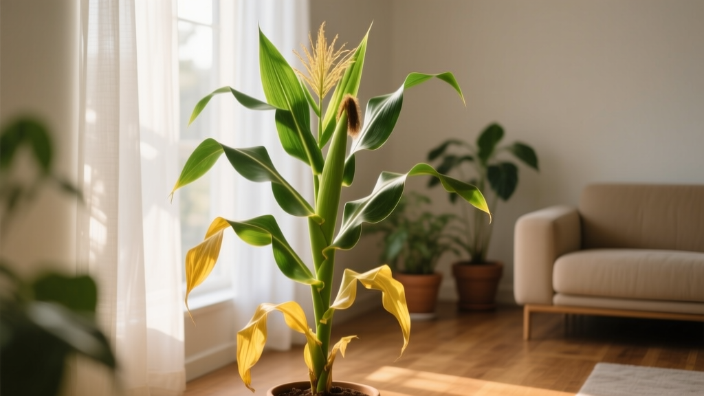 How to Care for Indoor Corn Plants with Yellow Leaves: 7 Science-Backed Fixes That Stop Chlorosis in 3–10 Days (No More Guesswork or Guesstimates)