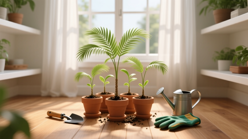 How to Care for Indoor Palm Plants from Seeds: The 7-Month Realistic Timeline (No Greenhouse Needed — Just Patience, Precision & This Exact Routine)