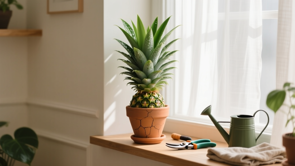 How to Care for Indoor Pineapple Plant Under $20: 7 No-Cost or Dollar-Store Hacks That Actually Work (Backed by Horticultural Extension Data)