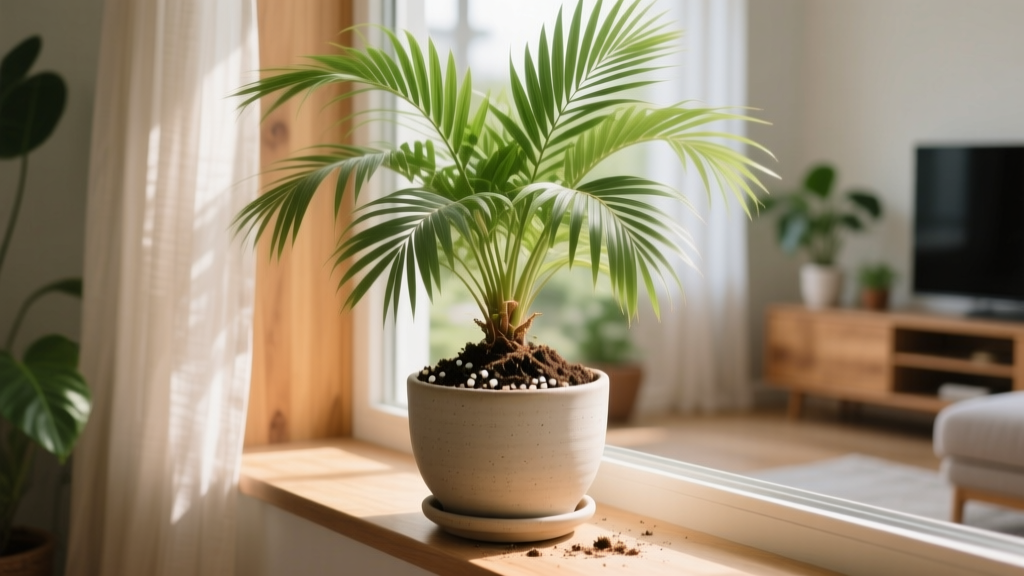 How to Care for My Palm Houseplant Soil Mix: The 5-Step Fix That Stops Root Rot Before It Starts (No More Guesswork, Just Grit & Good Drainage)