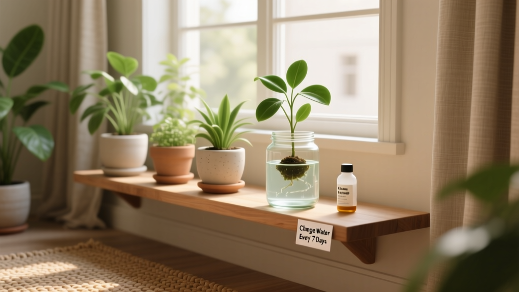 The 72-Hour Vacation Prep Checklist: How to Change Water for Propagating Plants While on Vacation + Fertilizer Guide That Actually Prevents Rot (No More Slimy Stems or Moldy Jars)