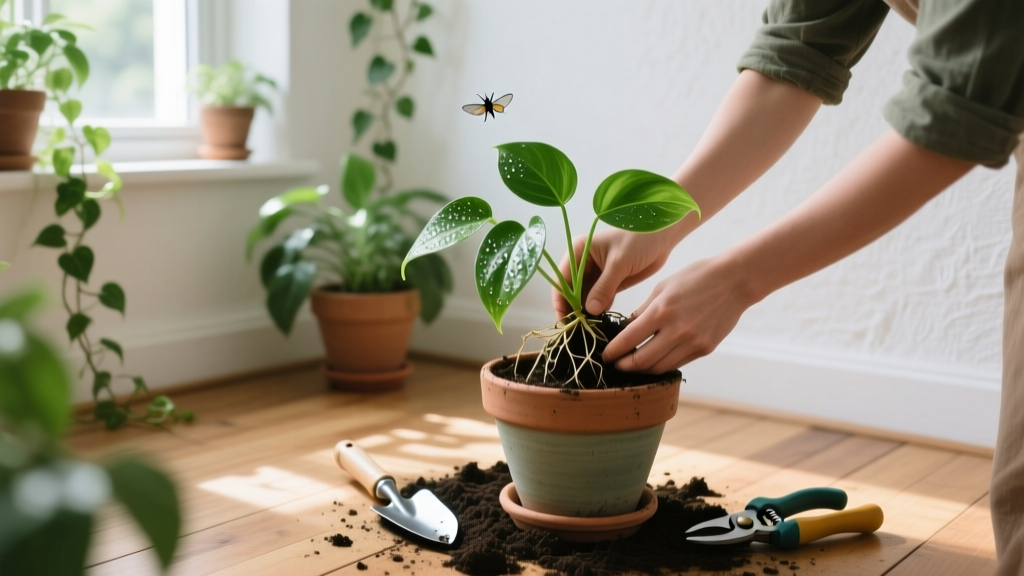 How to Eliminate Flies from Indoor Plants: A Repotting Guide That Actually Works—No More Gnat Swarms, Sticky Soil, or Failed Fixes (7 Proven Steps You’re Missing)