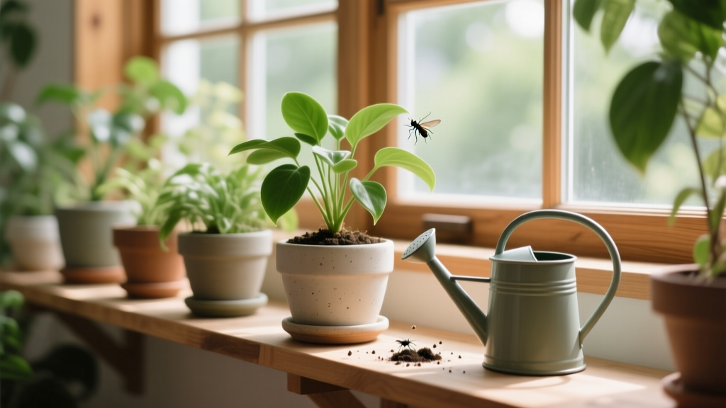 How to Get Rid of Flying Insects in Indoor Plants Watering Schedule: 7 Science-Backed Adjustments That Stop Fungus Gnats in 3 Days (Without Chemicals or Killing Your Plants)