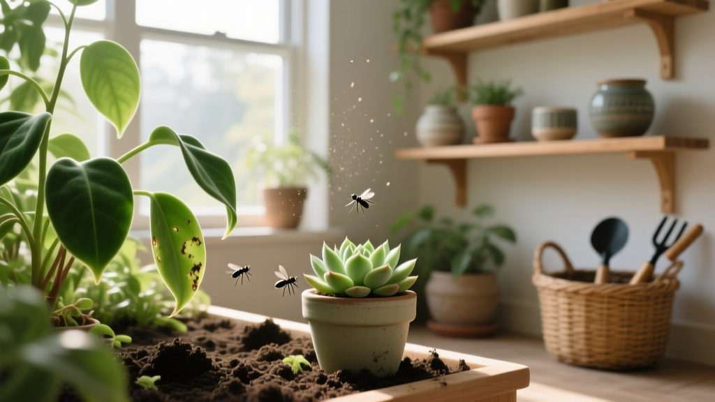 How to Get Rid of Gnats Around Indoor Plants Dropping Leaves: A 7-Step Rescue Plan That Stops Pest Cycles AND Saves Your Foliage—No More Guesswork, No More Dead Plants