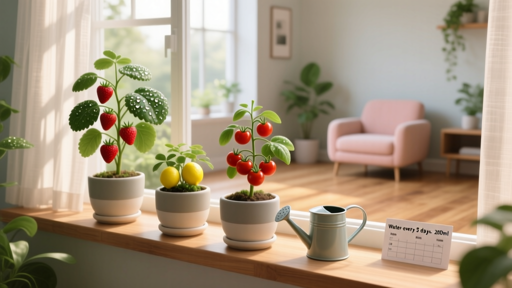 Stop Drowning or Dehydrating Your Indoor Fruit Plants: The Exact Watering Schedule You Need (Based on 12+ Real Indoor Orchards & University Extension Data)