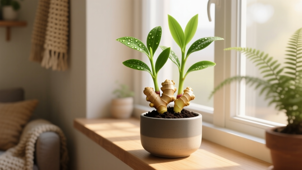 How to Grow Ginger Plants Indoors from Cuttings: The 7-Step No-Fail Method That Beats Store-Bought Rhizomes (Even in Low Light & Small Apartments)