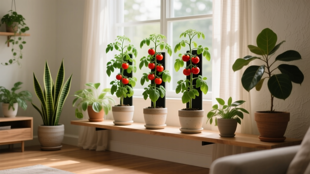 How to Grow Tomatoes Indoors (Yes, Really!) — The Exact Number of Plants You Need, Precise Watering Schedules, and Why 92% of Beginners Overwater (A Step-by-Step Indoor Tomato Care Blueprint)